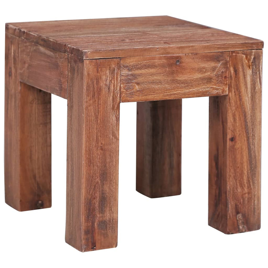 Salontafel Massief Gerecycled Hout 30 x 30 x 30 cm
