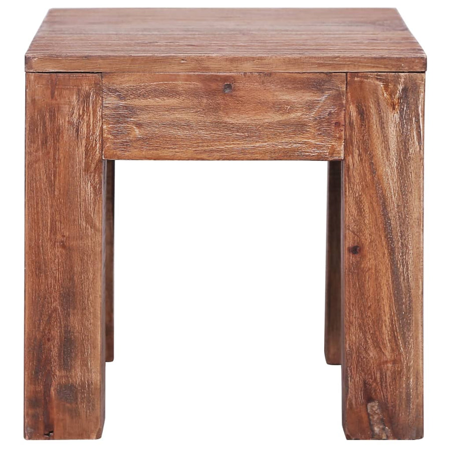 Salontafel Massief Gerecycled Hout 30 x 30 x 30 cm