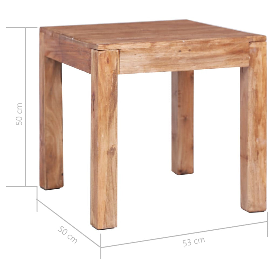 Salontafel Massief Gerecycled Hout 53 x 50 x 50 cm