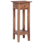 Plant stand 30x30x75 cm solid mahogany wood
