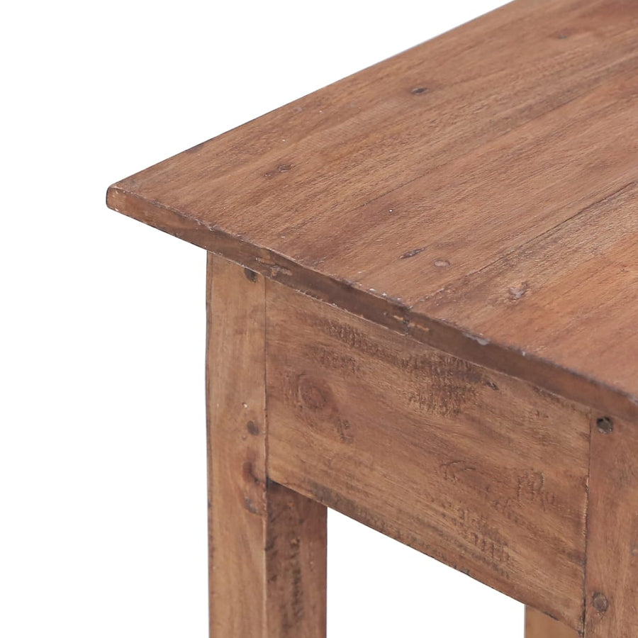 Plantenstandaard 30X30X75 Cm Massief Gerecycled Hout