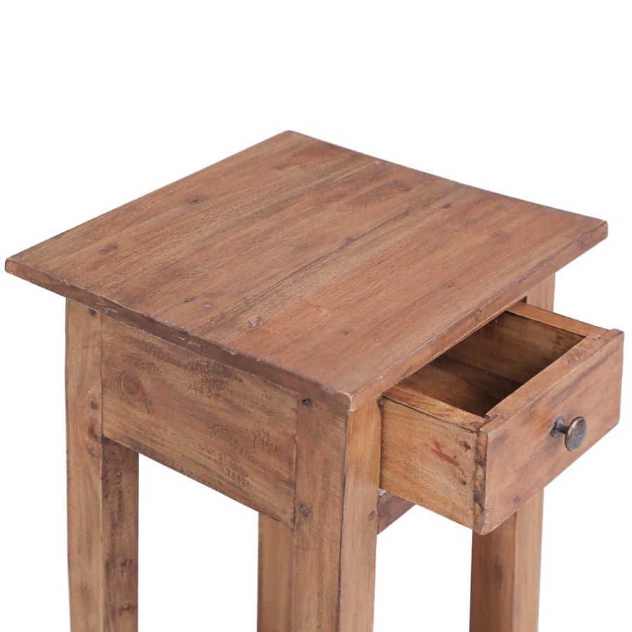Plantenstandaard 30X30X75 Cm Massief Gerecycled Hout