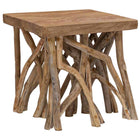 Coffee Table Branches 40X40X40 Cm Mixed Recycled Wood