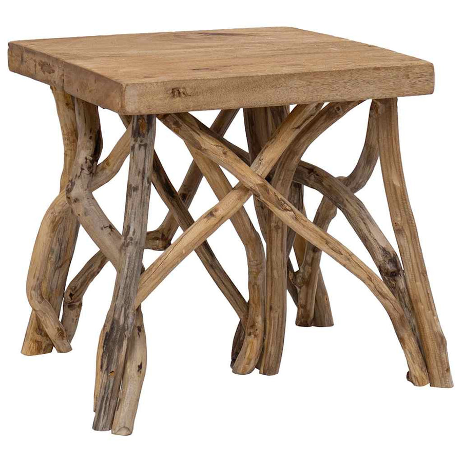 Salontafel Takken 40X40X40 Cm Gemengd Gerecycled Hout