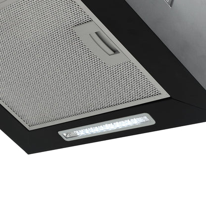 Afzuigkap Hangend Met Aanraaksensor Lcd Staal 55 cm Zwart