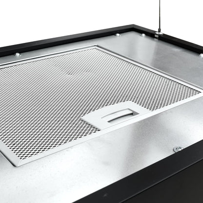 Afzuigkap Hangend Met Aanraaksensor Lcd Staal 55 cm Zwart
