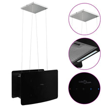 Afzuigkap Hangend Met Aanraaksensor Lcd Gehard Glas Hoogglans Wit