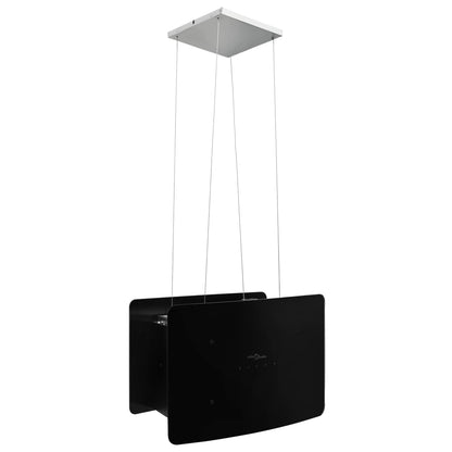 Afzuigkap Hangend Met Aanraaksensor Lcd Gehard Glas Hoogglans Wit