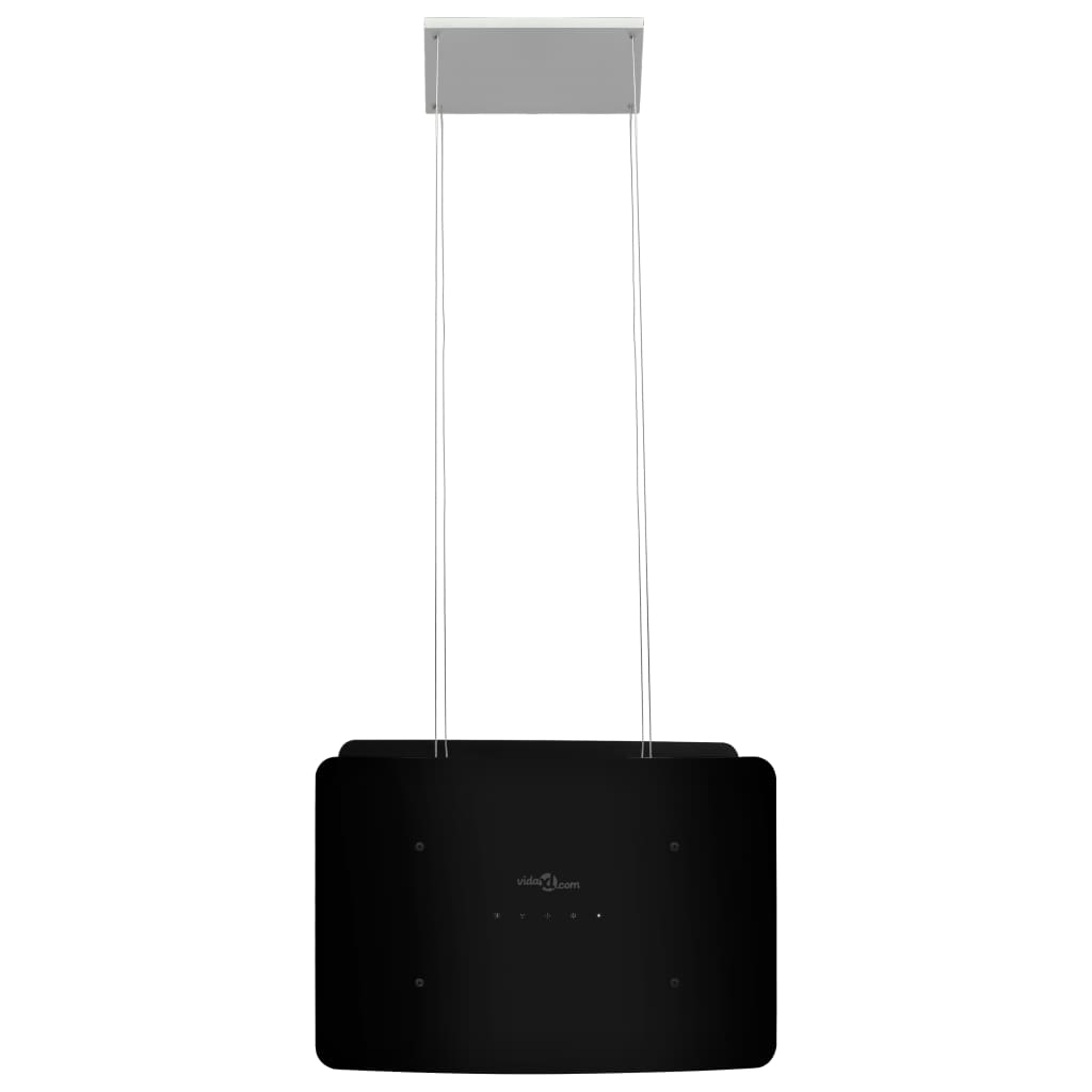Afzuigkap Hangend Met Aanraaksensor Lcd Gehard Glas Hoogglans Wit