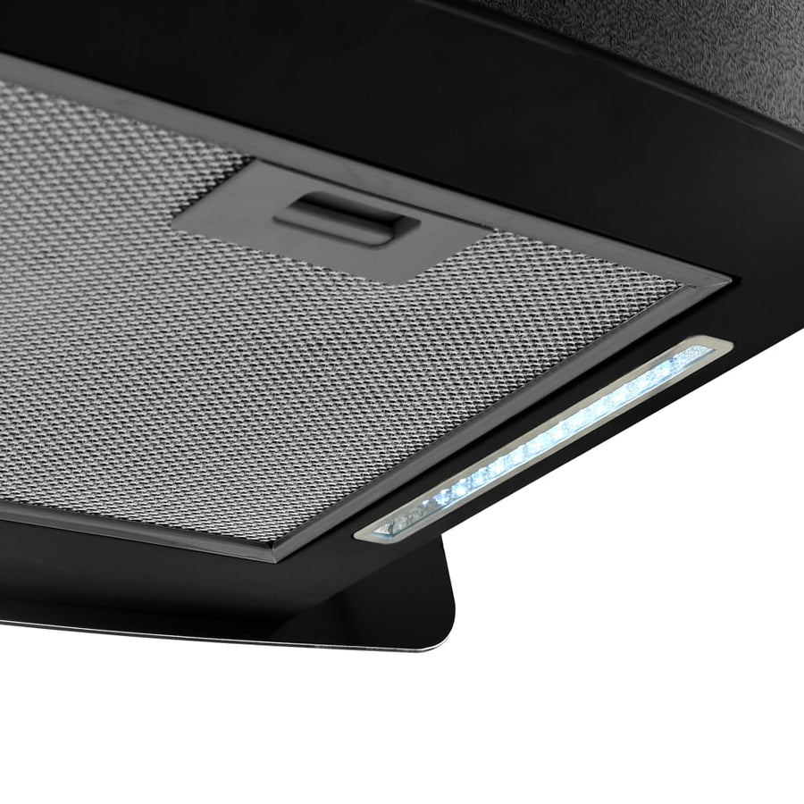 Afzuigkap Hangend Met Aanraaksensor Lcd Gehard Glas Hoogglans Wit