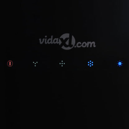 Afzuigkap Hangend Met Aanraaksensor Lcd Gehard Glas Hoogglans Wit