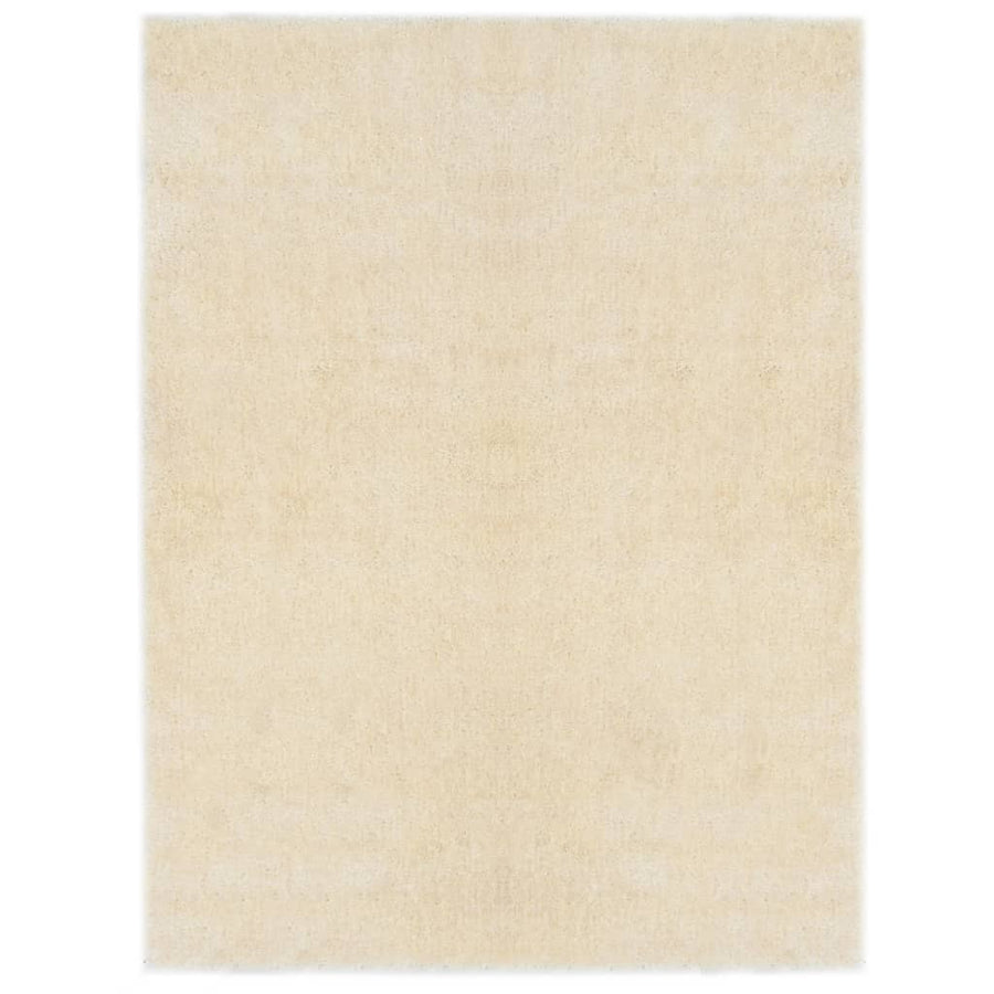 Vloerkleed Shaggy Hoogpolig 120X160 Cm Crème