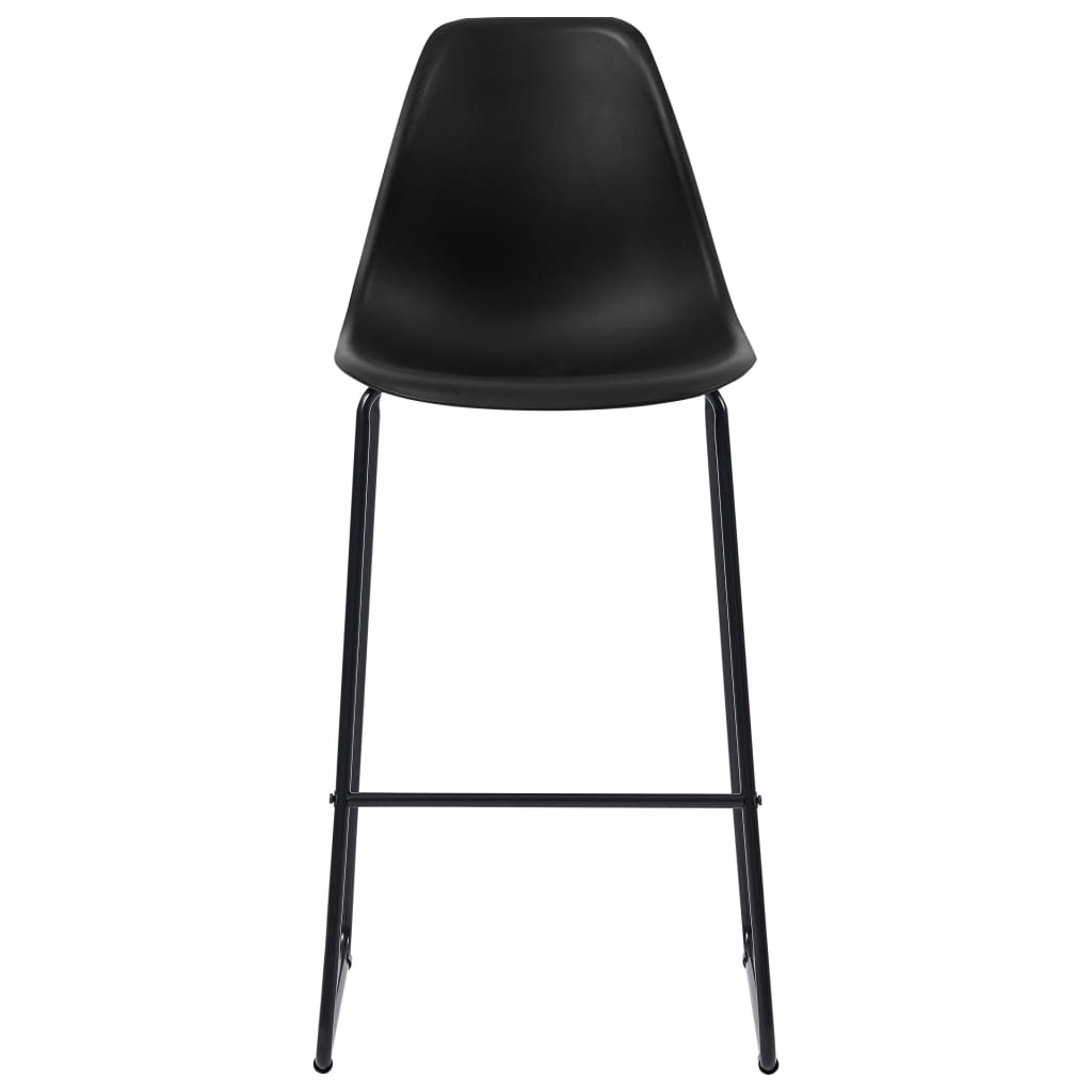 Barstoelen Kunststof 2 Zwart
