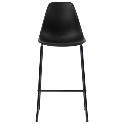 Barstoelen Kunststof 2 Zwart