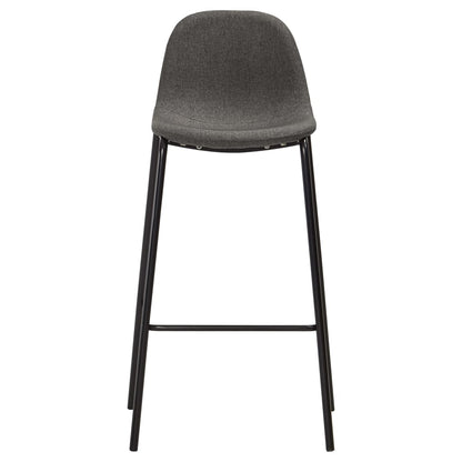 Barstoelen Stof 2 Donkergrijs