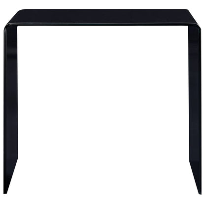 Salontafel 50X50X45 Cm Gehard Glas Zwart