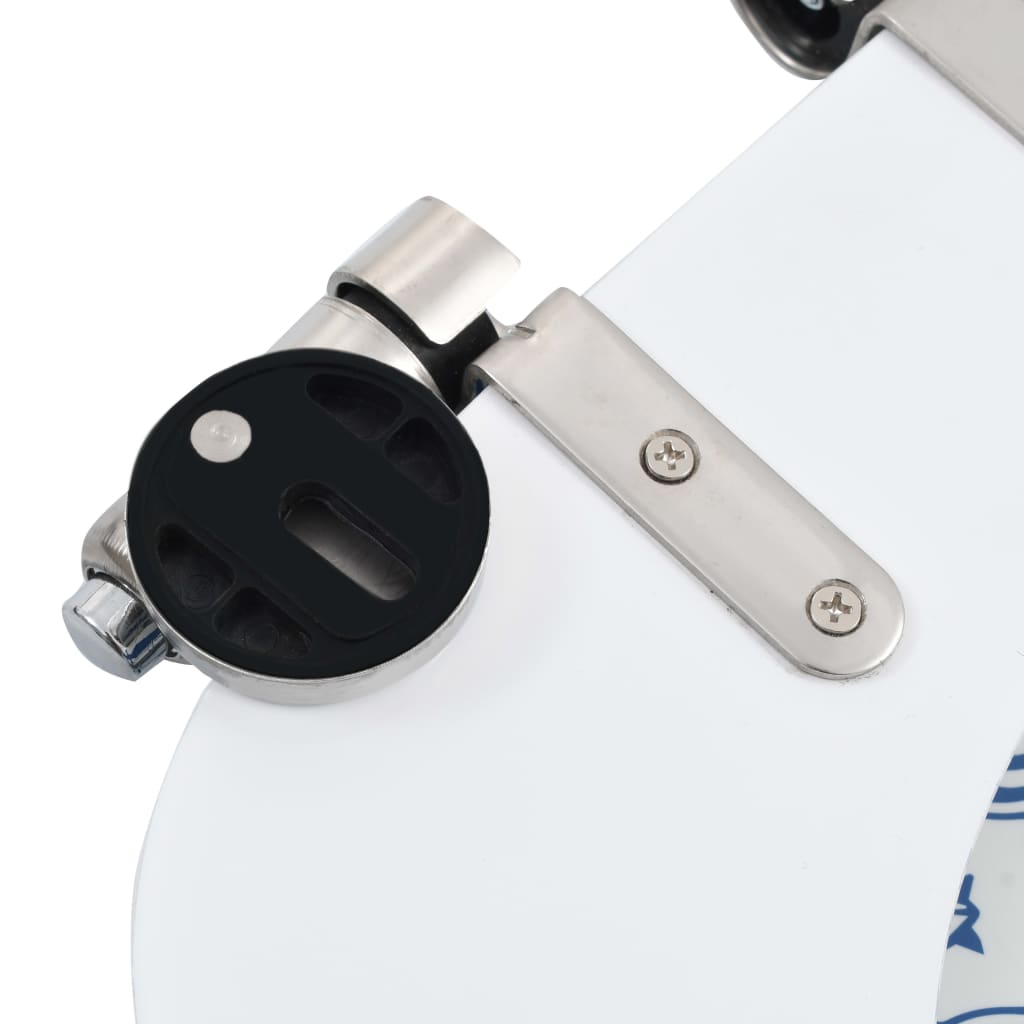 Toiletbrillen 2 st met soft-close deksels MDF porseleinontwerp 2 Porselein Ja