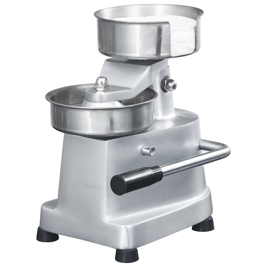 Hamburgerpersmachine Met 500 Scheidingsbladen 10 Cm Aluminium 100 mm