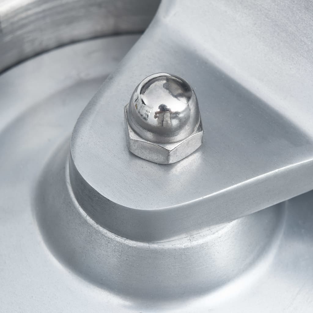 Hamburgerpersmachine Met 500 Scheidingsbladen 10 Cm Aluminium 100 mm