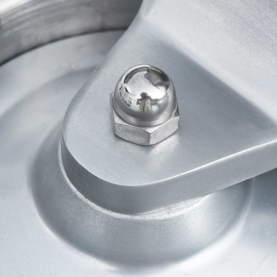 Hamburgerpersmachine Met 500 Scheidingsbladen 10 Cm Aluminium 100 mm