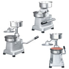 Hamburger press with 500 separation sheets 10 cm aluminum