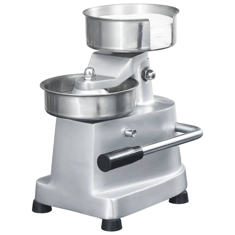 Hamburgerpersmachine Met 500 Scheidingsbladen 13 Cm Aluminium 130 mm