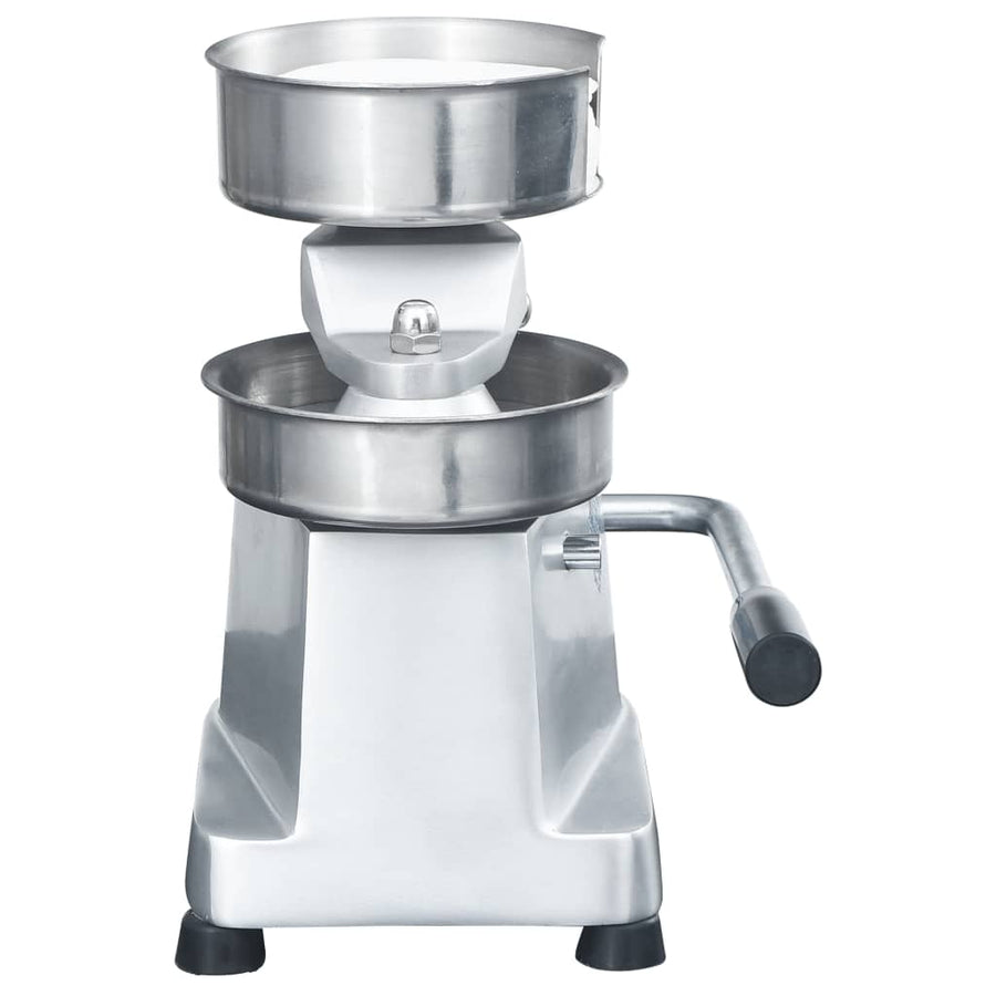 Hamburgerpersmachine Met 500 Scheidingsbladen 13 Cm Aluminium 130 mm