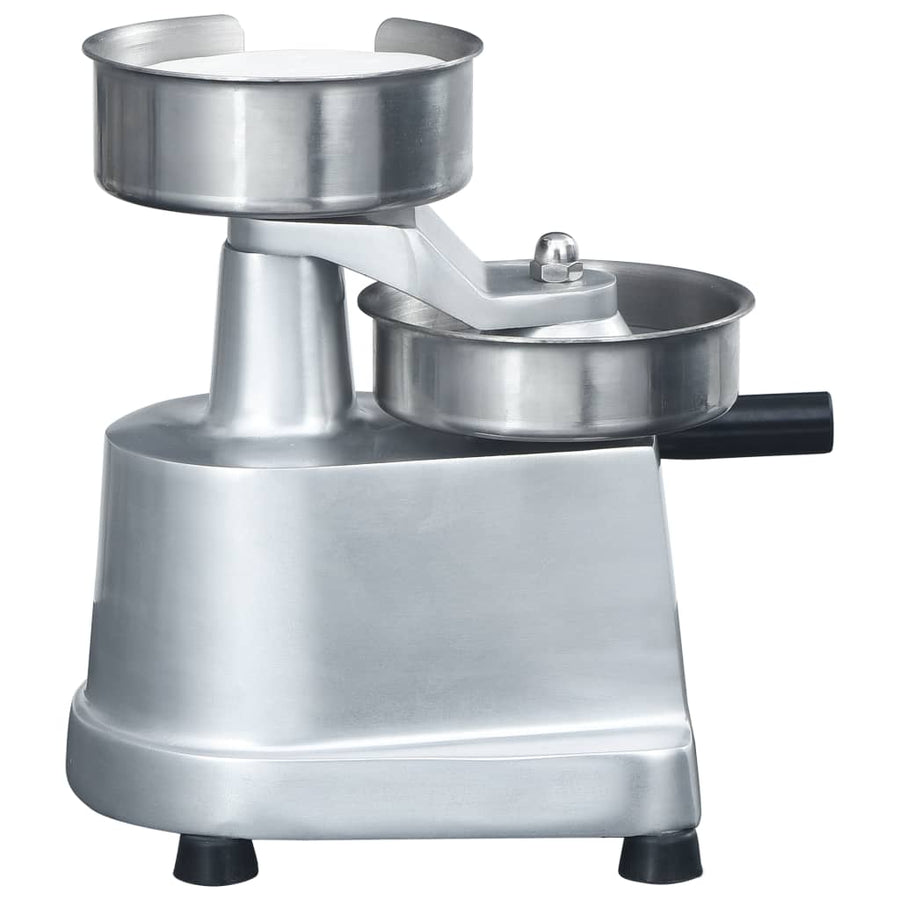 Hamburgerpersmachine Met 500 Scheidingsbladen 13 Cm Aluminium 130 mm