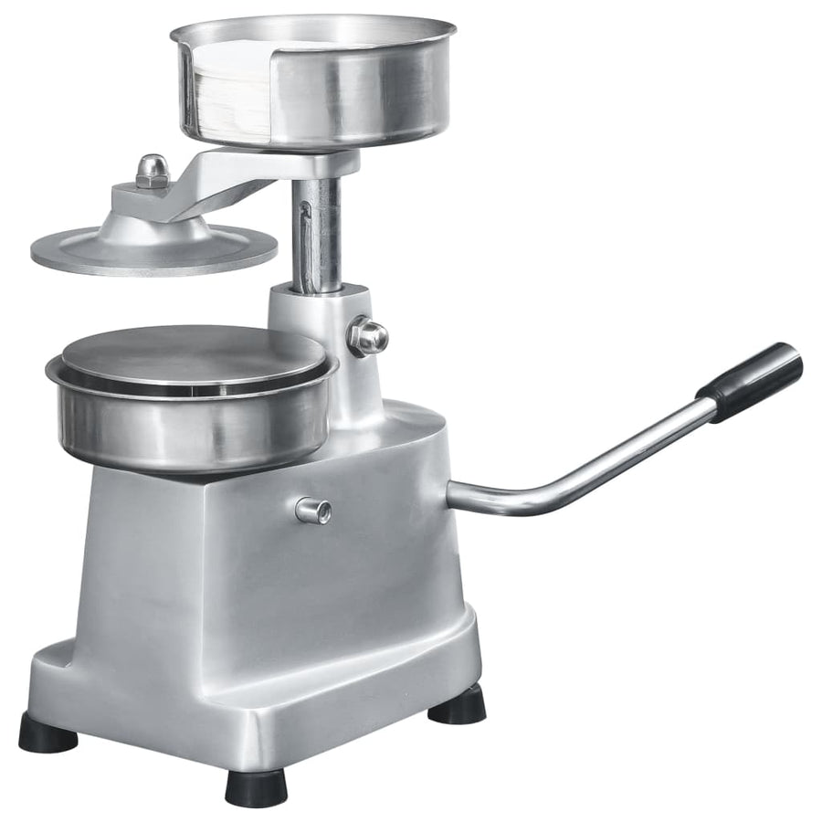 Hamburgerpersmachine Met 500 Scheidingsbladen 13 Cm Aluminium 130 mm