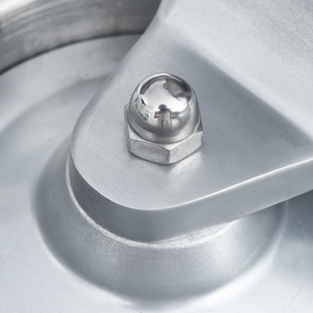 Hamburgerpersmachine Met 500 Scheidingsbladen 13 Cm Aluminium 130 mm