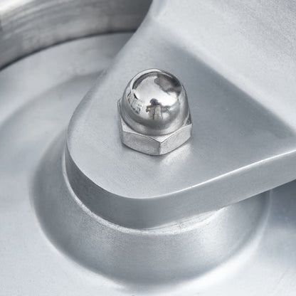 Hamburgerpersmachine Met 500 Scheidingsbladen 13 Cm Aluminium 130 mm