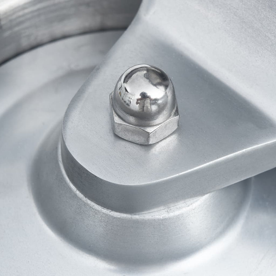 Hamburgerpersmachine Met 500 Scheidingsbladen 13 Cm Aluminium 130 mm