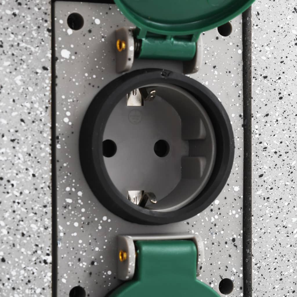 Buitenstopcontact Schemeringssensor Pilaar Kunststof