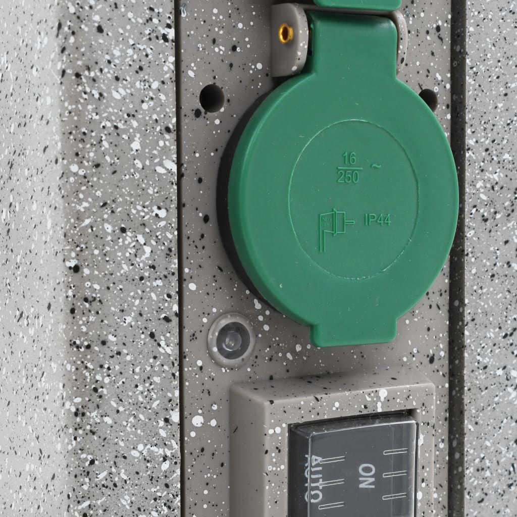 Buitenstopcontact Schemeringssensor Pilaar Kunststof