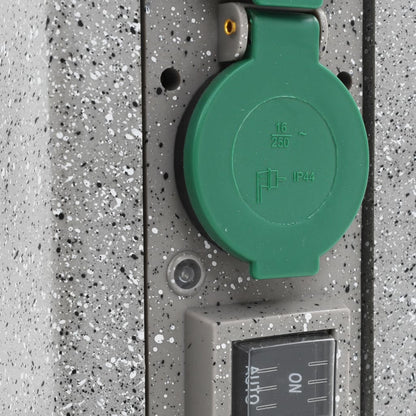 Buitenstopcontact Schemeringssensor Pilaar Kunststof