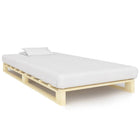 Bed frame solid pine pallet 90x200 cm
