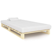 Bedframe pallet massief grenenhout 100x200 cm