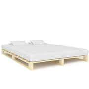 Bedframe pallet massief grenenhout 160x200 cm