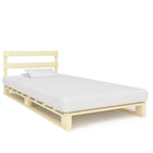 Bedframe pallet massief grenenhout 90x200 cm