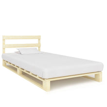 Bedframe Pallet Massief Grenenhout 100 x 200 cm