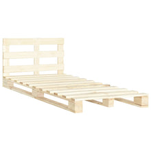 Bedframe Pallet Massief Grenenhout 120 x 200 cm