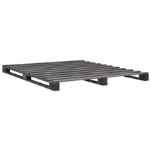 Bedframe Pallet Massief Grenenhout 200 x 200 cm Grijs
