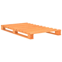Bedframe Pallet Massief Grenenhout 90 x 200 cm Bruin