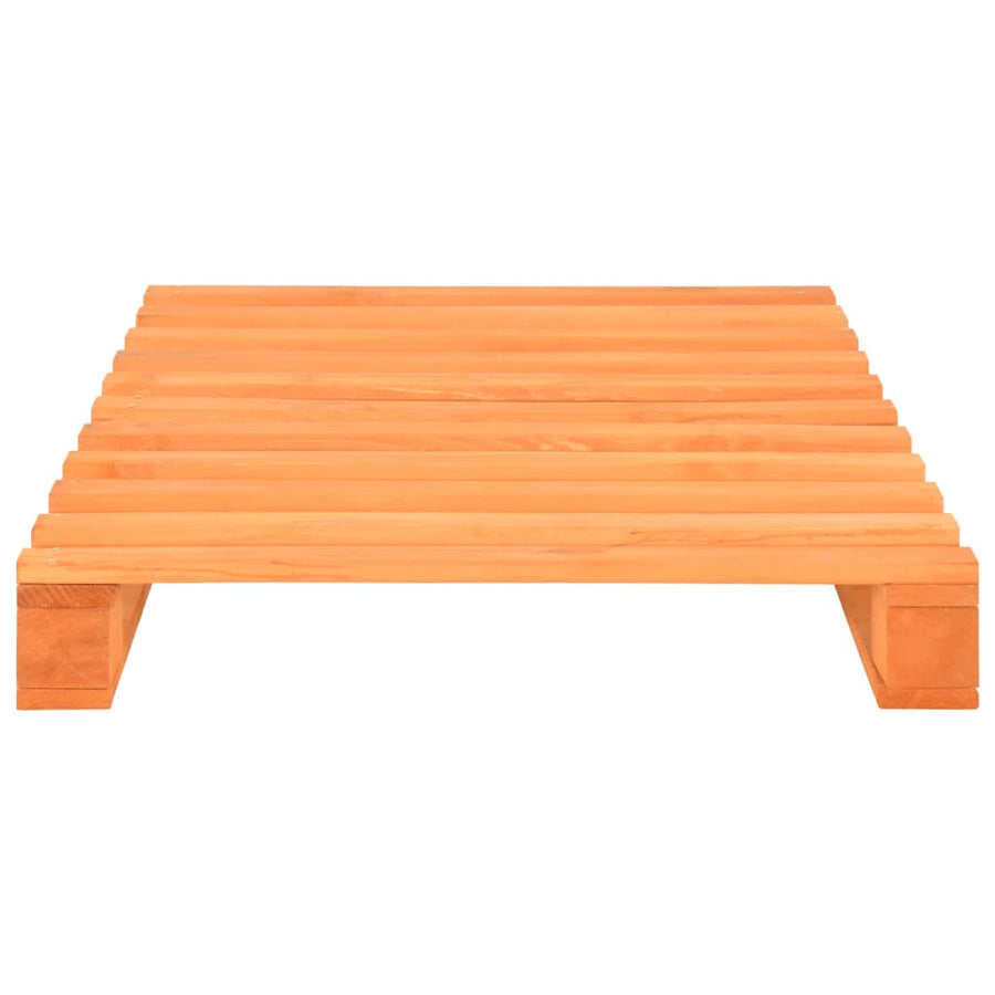 Bedframe Pallet Massief Grenenhout 90 x 200 cm Bruin