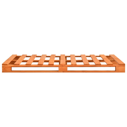 Bedframe Pallet Massief Grenenhout 120 x 200 cm Bruin