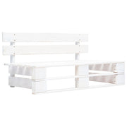Tuinbank grenenhout 110x65x55 cm wit