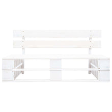 Tuinbank Pallet Hout Wit
