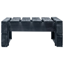 Tuinhocker Pallet Hout Zwart