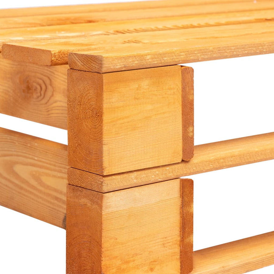 Tuinbank Pallet Hout Honing Bruin