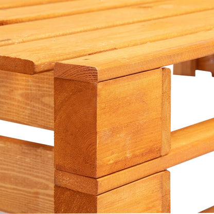 Tuinhoekbank Pallet Hout Honing Bruin